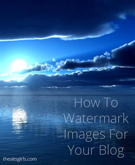 watermark images.